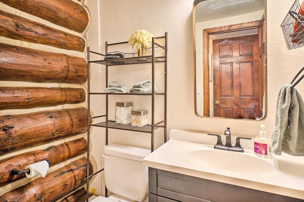 Classic Colorado Log Home With Mountain Views! Florissant Luaran gambar